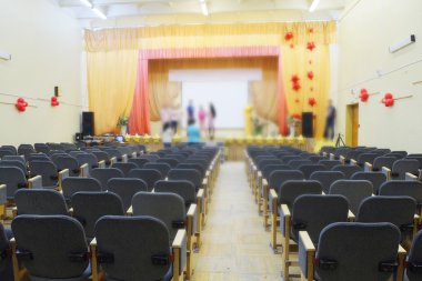 Bir konser salonu iç