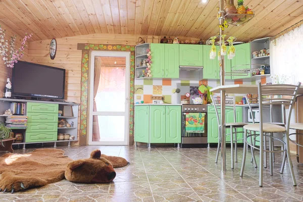 Interior de uma cozinha moderna — Fotografia de Stock