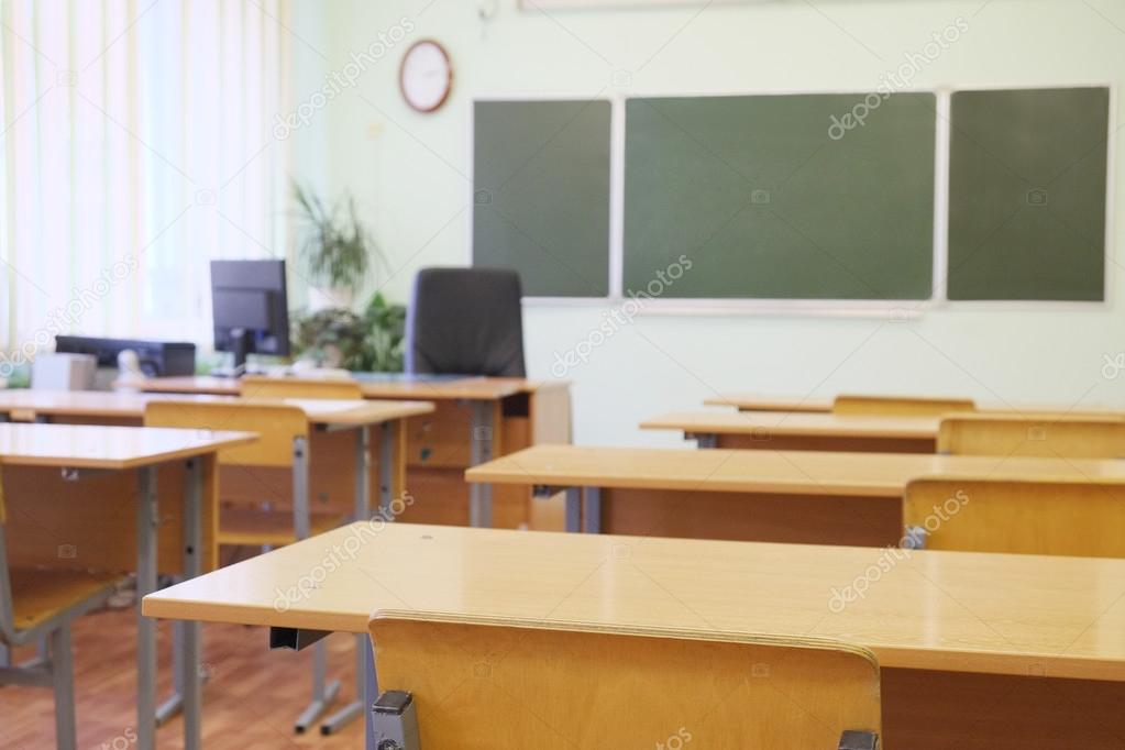 Interior of a class room