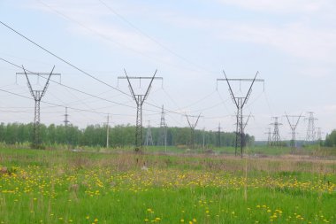 Electricity Pilons in the Countryside