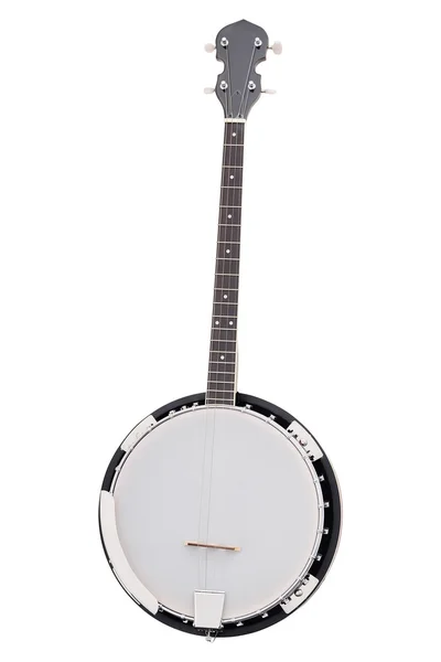 Banjo nesne üzerinde beyaz — Stok fotoğraf