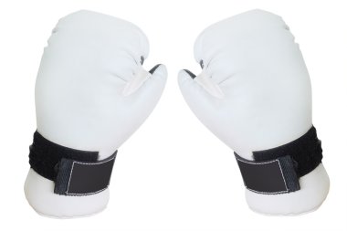 Boks eldivenleri altında arka plan