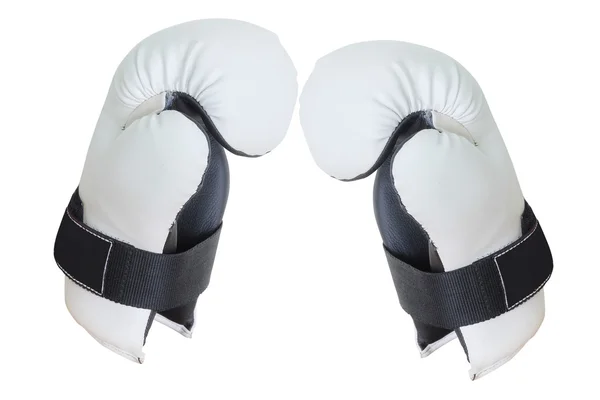 Luvas de boxe sob fundo — Fotografia de Stock