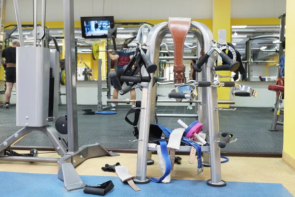 Interior de uma sala de fitness — Fotografia de Stock