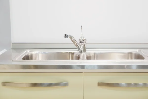 Stainless steel wash sinks — Stock Photo, Image