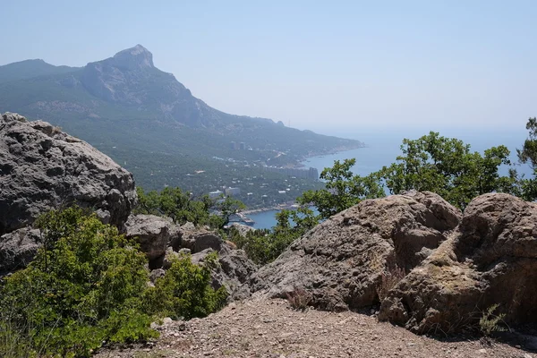 Landschap met bergen van de Krim — Stockfoto