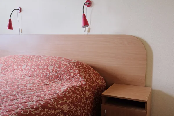 Interior of a hotel bedroom — Stock Photo, Image