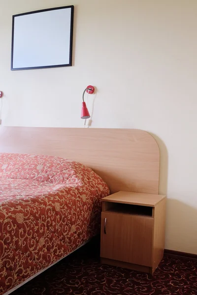 Interior of a hotel bedroom — Stock Photo, Image