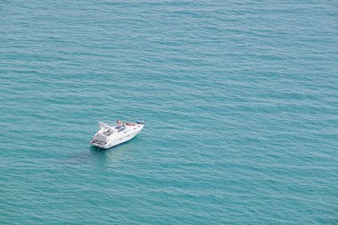 Yolcu tekneleri Denizi üzerinde görüntü