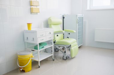 Bir doktor ofisi iç