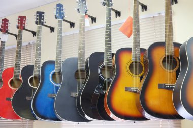 gitar store arka planda