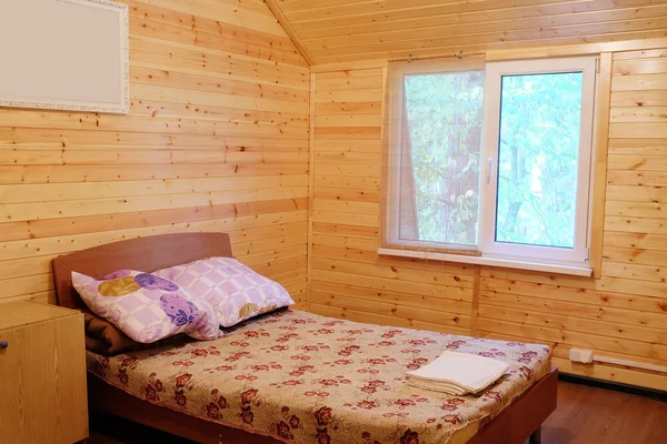 Interior de un dormitorio de hotel — Foto de Stock