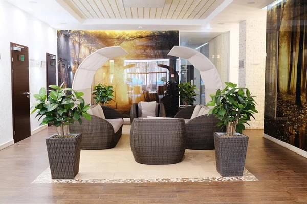 Interior do lobby do hotel — Fotografia de Stock