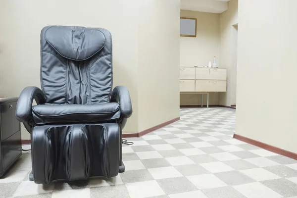 Leather Massage Chair in the lobby — Stock Photo, Image