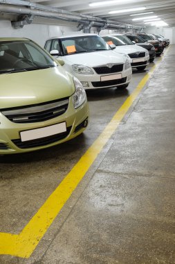 İkinci el arabalar satıcı showroom
