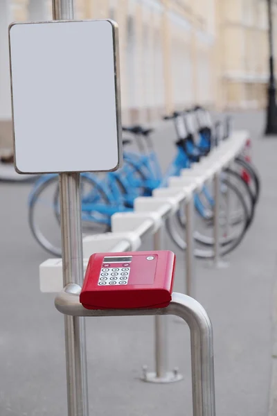 Estacionamento de bicicleta — Fotografia de Stock