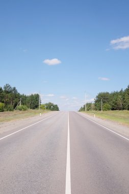 köy yolunda görüntü ile peyzaj