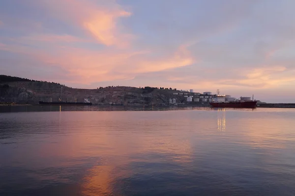 Τοπίο με την εικόνα του μπαρ το βράδυ — Φωτογραφία Αρχείου