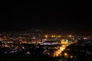 Bir gece Bar görüntü ile manzara