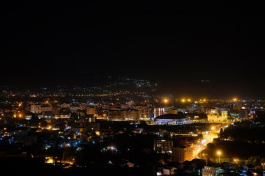 Bir gece Bar görüntü ile manzara