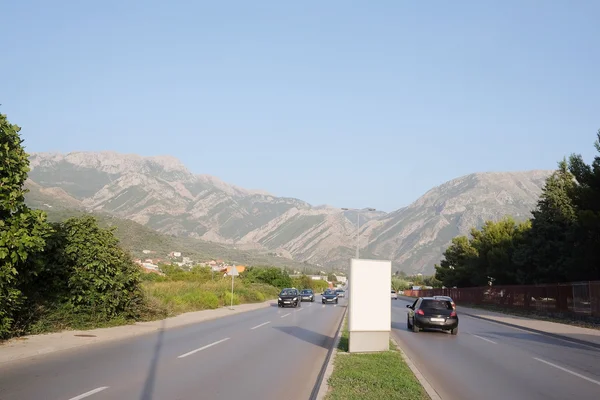 Strada in un bar, Montenegro — Foto Stock