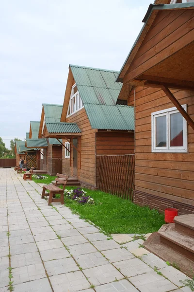 Image of log houses — Stock Photo, Image