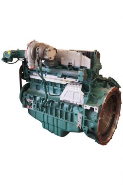 Max, bir motorun altında beyaz arka plan görüntü