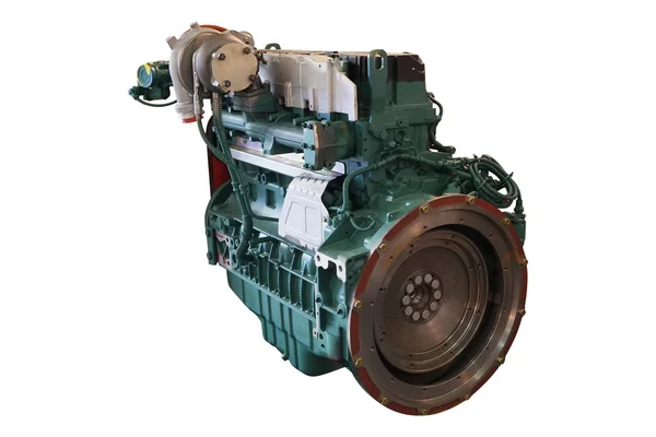 Imagem de um motor sob o fundo branco — Fotografia de Stock