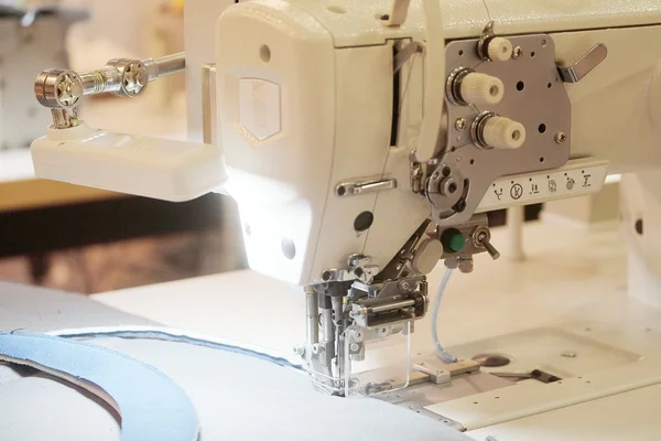 Part of an industrial sewing machine — Stock Photo, Image