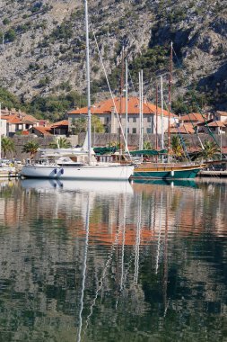 Kotor Körfezi görüntü ile manzara