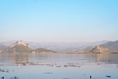 İşkodra Gölü görüntüsüyle manzara