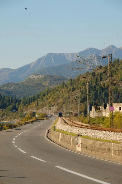 Mountain road in Montenegro — Stock Photo, Image