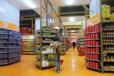 Bir süpermarket iç çubuk