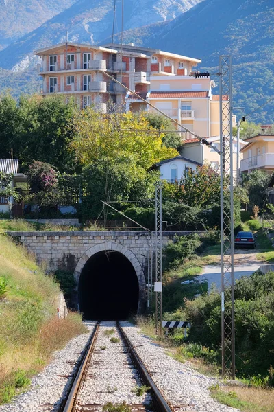Tunnel ferroviario a Bar — Foto Stock