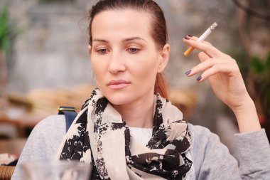 Bir kızın portresi.