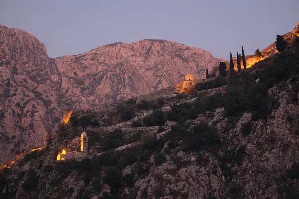 Festung von Kotor — Stockfoto