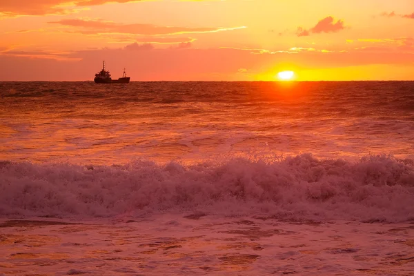 Imagen de tormenta en el mar — Foto de Stock