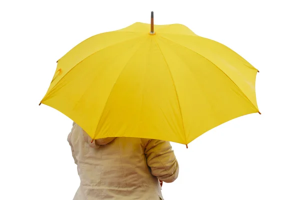 Imagem de uma menina com guarda-chuva — Fotografia de Stock