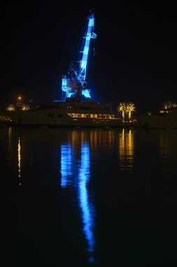Vinç Tivat Harbour görüntüsünü