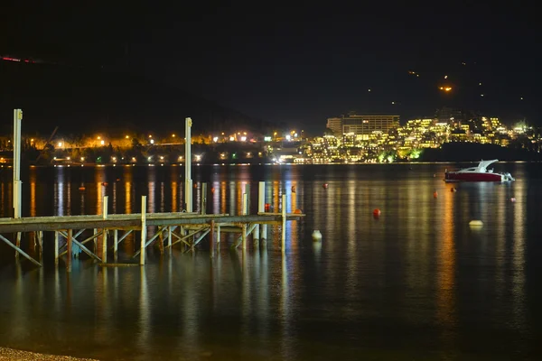 Imagem de barcos no porto de Tivat — Fotografia de Stock