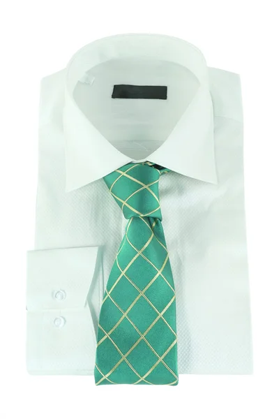 Necktie on a shirt — Stock Photo, Image