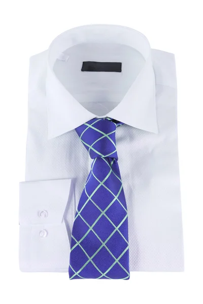 Necktie on a shirt — Stock Photo, Image