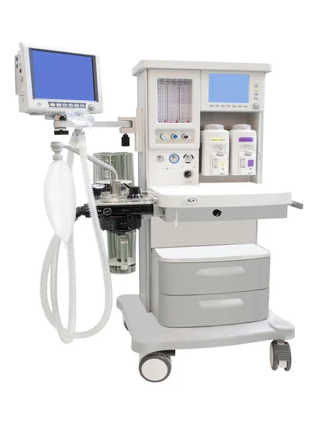 Ultrazvukový přístroj na bílém pozadí — Stock fotografie