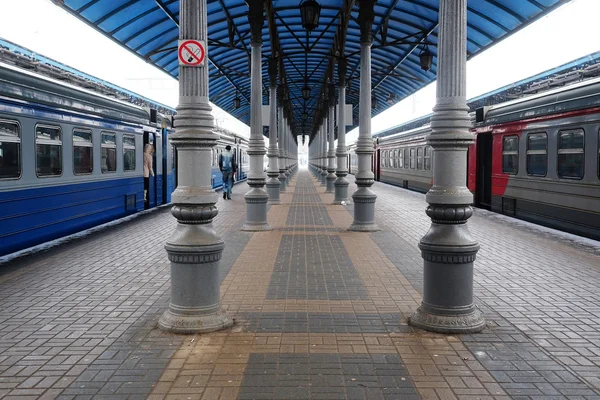 Image of a railroad platform — Stock Photo, Image