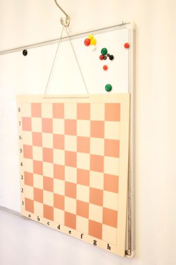 bir satranç tahtası