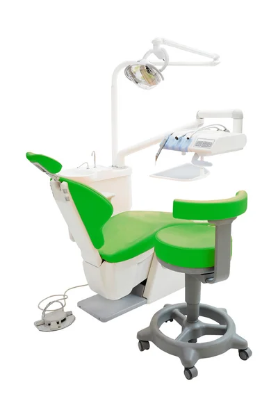 Equipo dental aislado bajo el fondo blanco —  Fotos de Stock