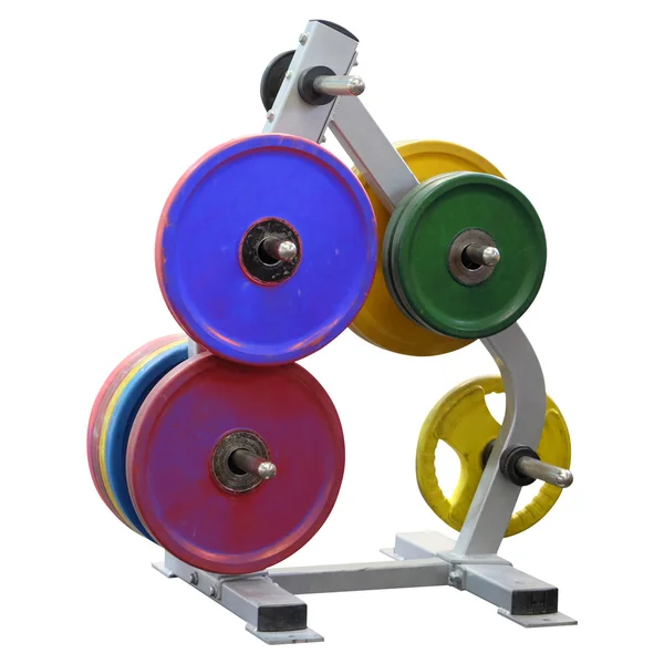 스포츠 장비를 갖춘 피트 니스 체육관 — 스톡 사진