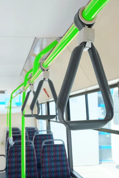 Handles for standing passenger — Stock Photo, Image