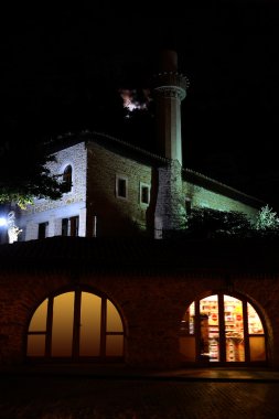 Ulcin görüntü ile gece manzarası