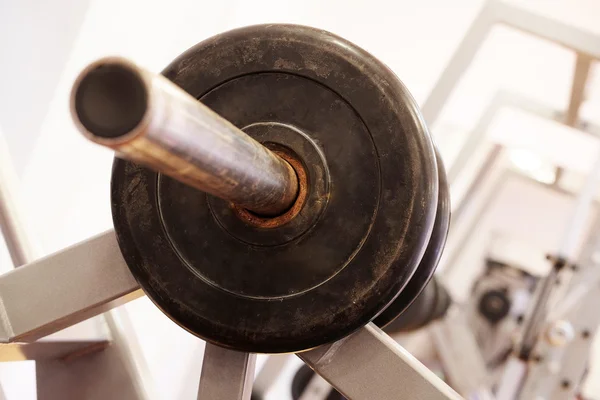 Wights in a fitness hall — Stock Photo, Image